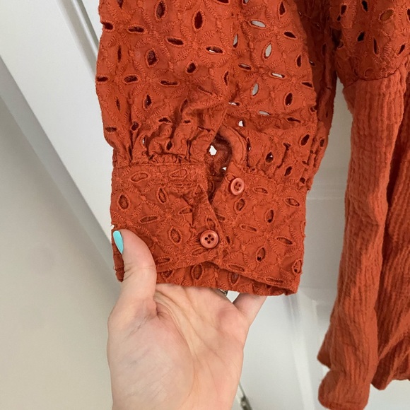 Rust Tunic Blouse - Picture 7 of 7
